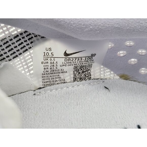 Nike Zoom Mamba 6 White Distance Track With Spikes DR2733-100 Size 10.5 - Picture 9 of 11